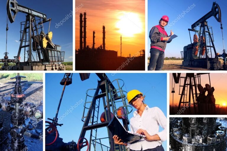 trabajadores petroleros en accion en el campo