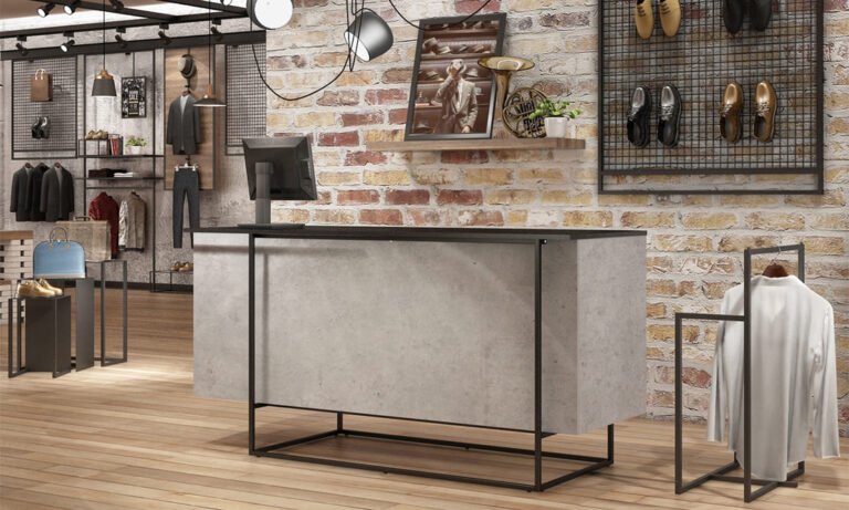 variedad de muebles en una tienda elegante