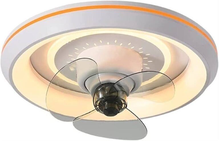ventilador de techo moderno con luz