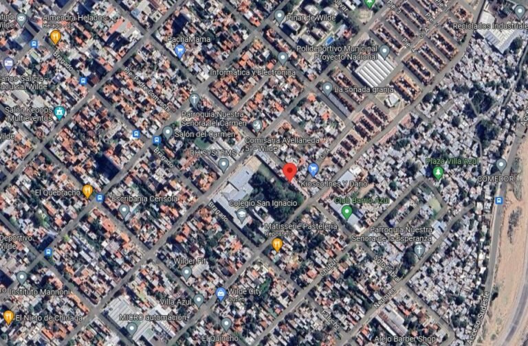 vista aerea de wilde y sus alrededores