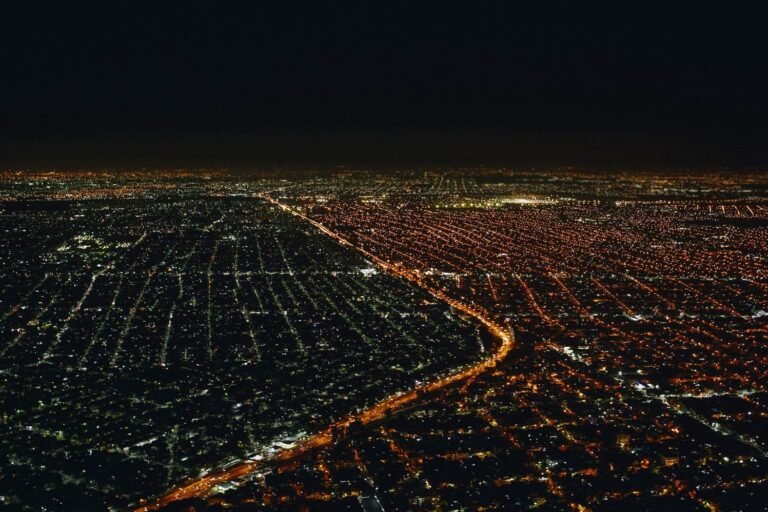 vista aerea del area metropolitana de buenos aires