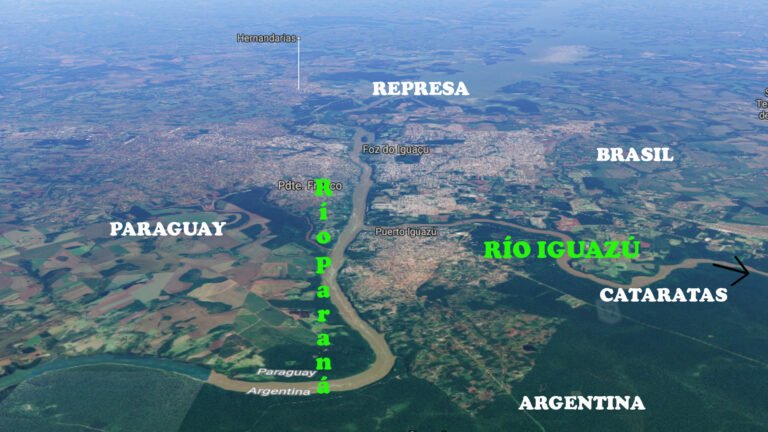 vista panoramica de foz de iguazu