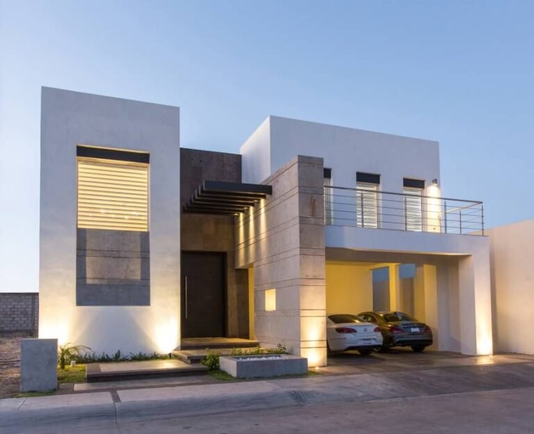 viviendas modernas en zona urbana